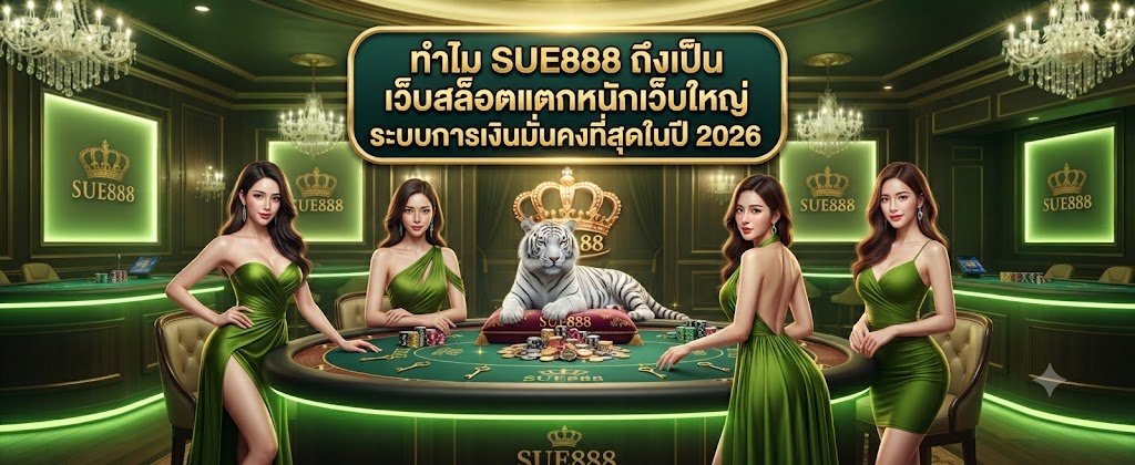 SUE888 major slot platform with the most stable financial system and high winning potential for players in 2026
